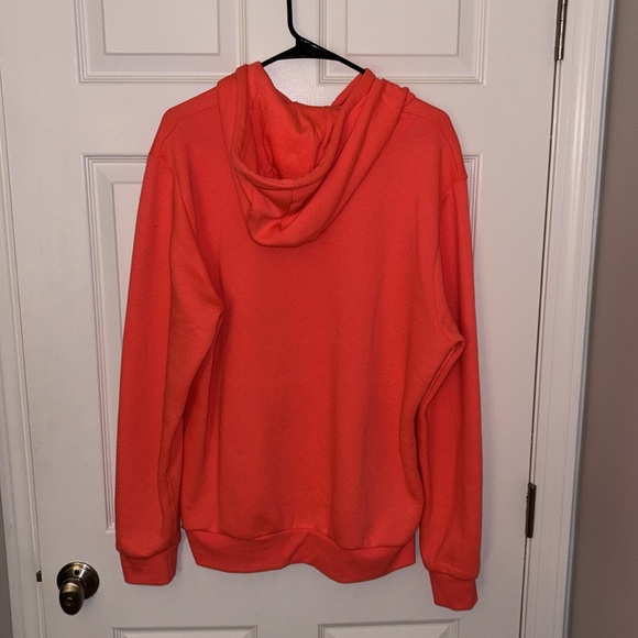 Neon Orange/Pink neon Hoodie Sz Large - Picture 3 of 3